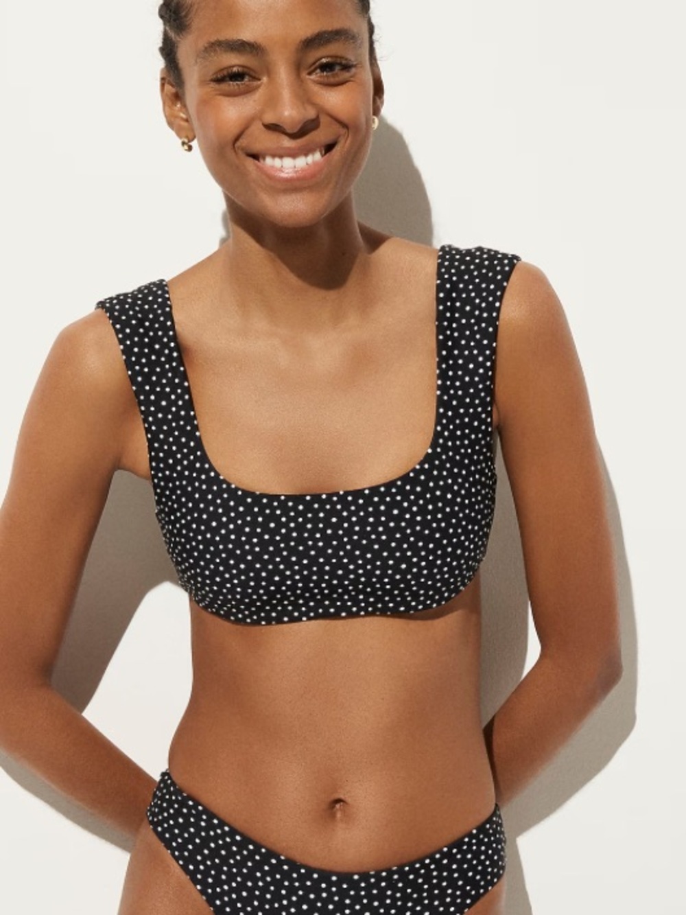NWOT j crew Cap-sleeve bikini top in Classic Sculpt™